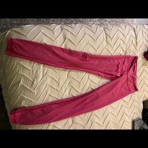 Lulu lemon bright pink wunder under leggings